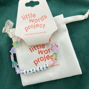 NEW Little Words Project FEARLESS bracelet!